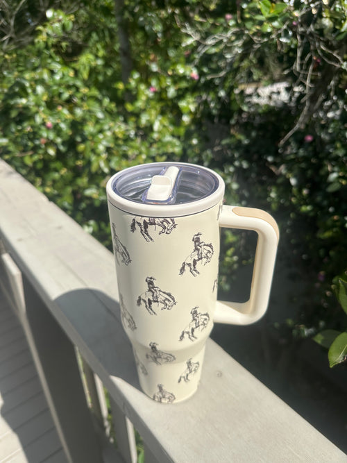 40oz Buckin' Bronco Tumbler